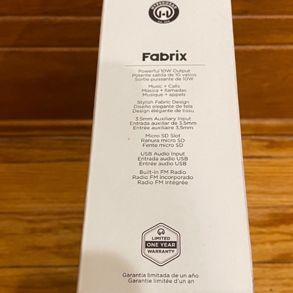 HyperGear FABRIX Wireless Portable Speaker, Bluetooth 8 Hour Charge - Picture 5 of 12